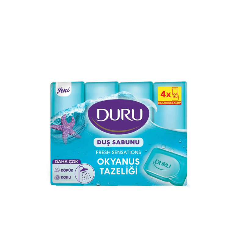 صابون حمام دورو رایحه اوشن ۶۰۰ گرم بسته ۴ عددی