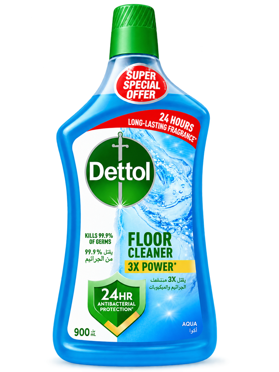 کفشور دتول ۹۰۰ میل رایحه دریا | Dettol شوینده کف