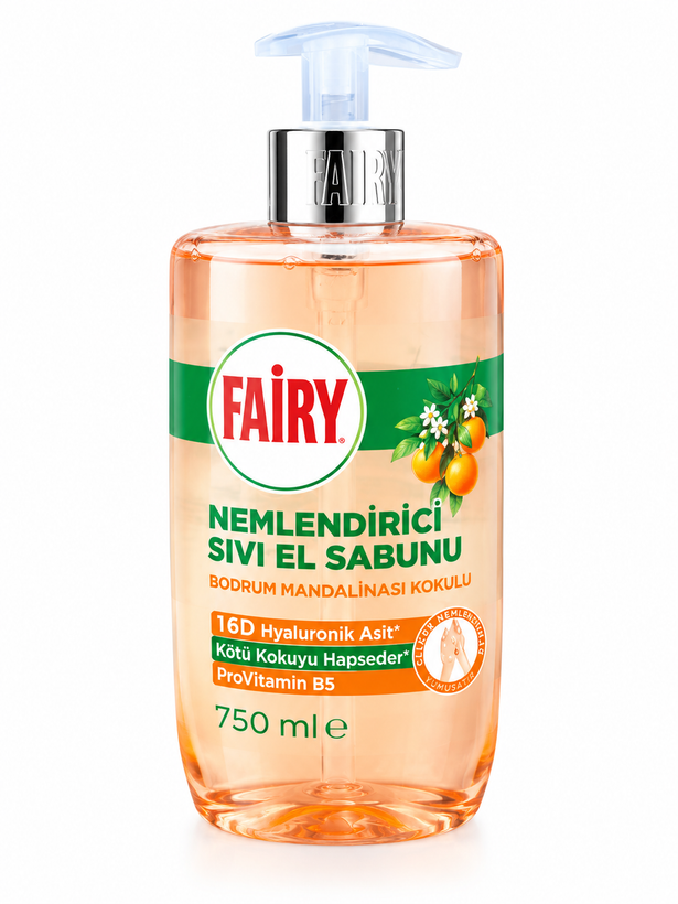 مایع دست فیری رایحه شکوفه های پرتقال| Fairy Tangerine حاوی ویتامین B5