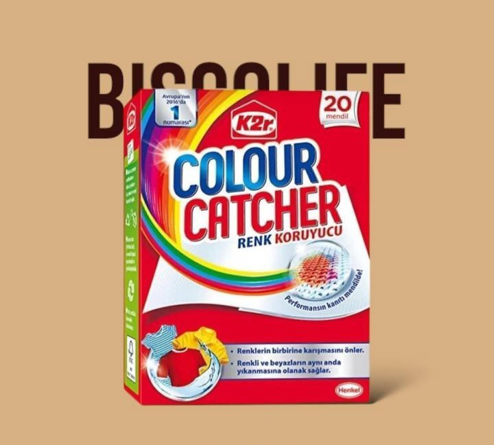 دستمال جذب رنگ لباس Colour Catcher