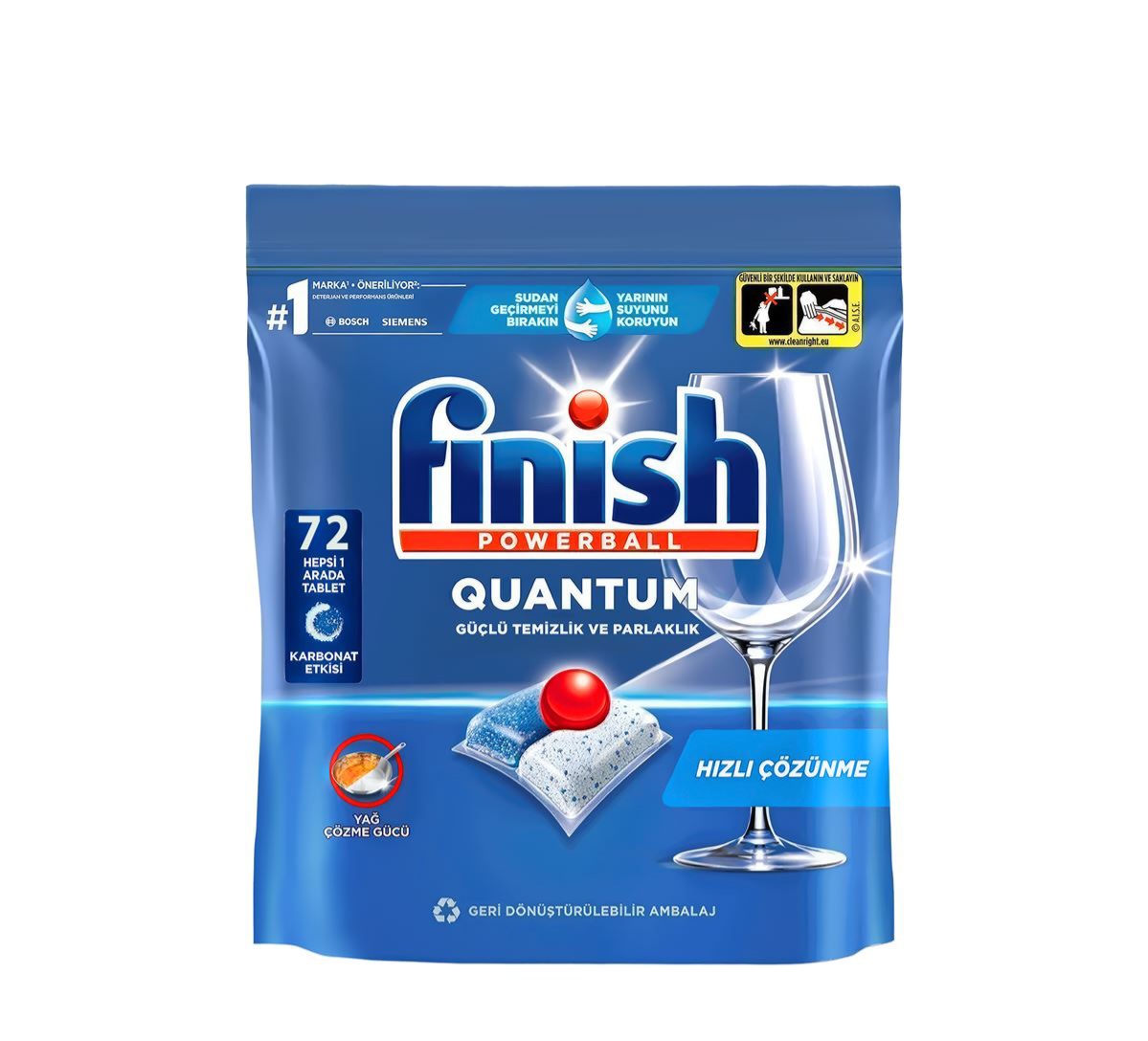 قرص ماشین ظرفشویی فینیش کوانتوم ۷۲ عددی | Finish Quantum