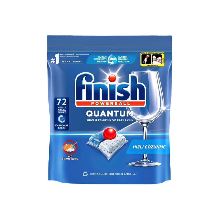 قرص ماشین ظرفشویی فینیش کوانتوم ۷۲ عددی | Finish Quantum