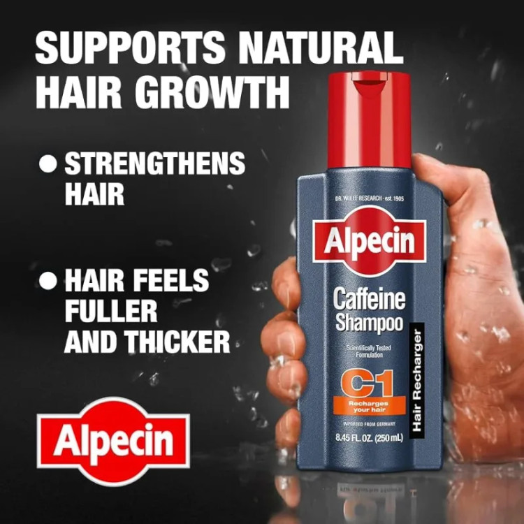 شامپو ضد ریزش مو آلپسین C1 کافئین | Alpecin C1 Caffeine Shampoo