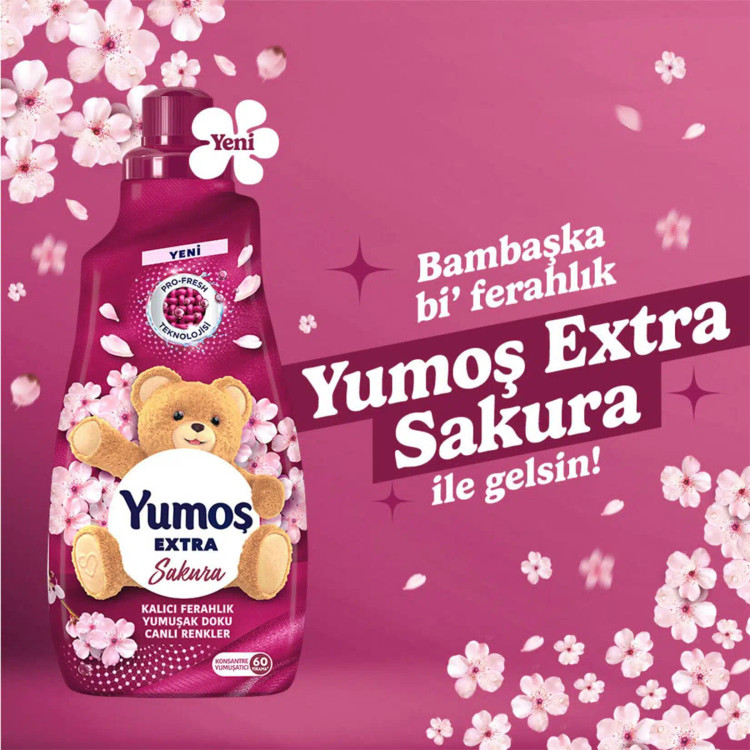 نرم کننده لباس یوموش رایحه | Yumos Sakura 🌸