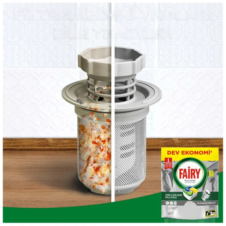 قرص ماشین ظرفشویی فیری پلاتینیوم ۹۶ عددی | Fairy Platinum