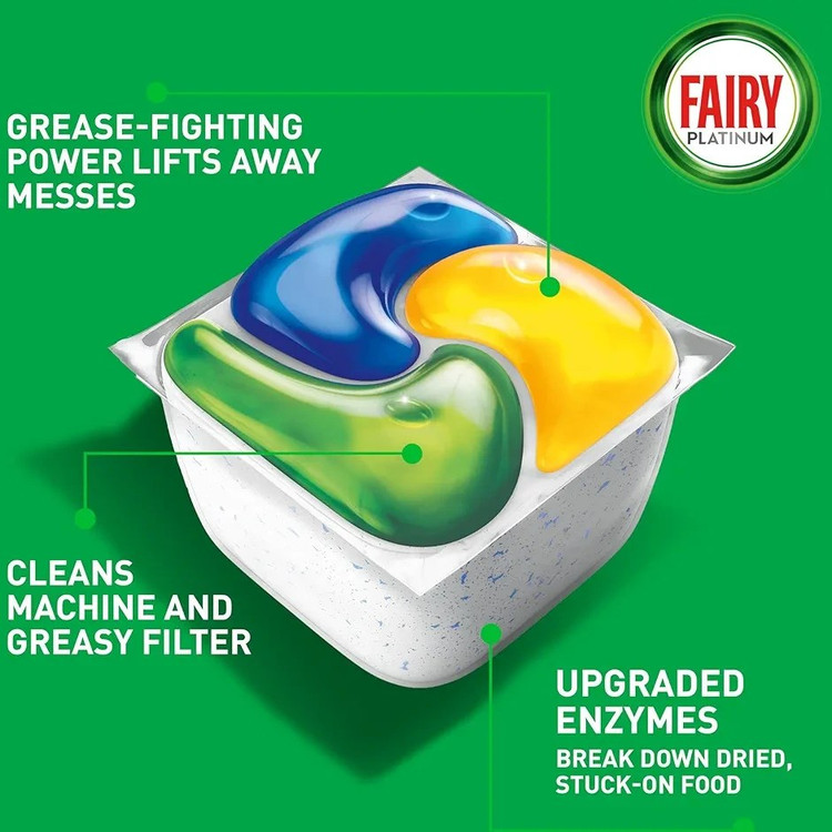 قرص ماشین ظرفشویی فیری پلاتینیوم ۹۶ عددی | Fairy Platinum