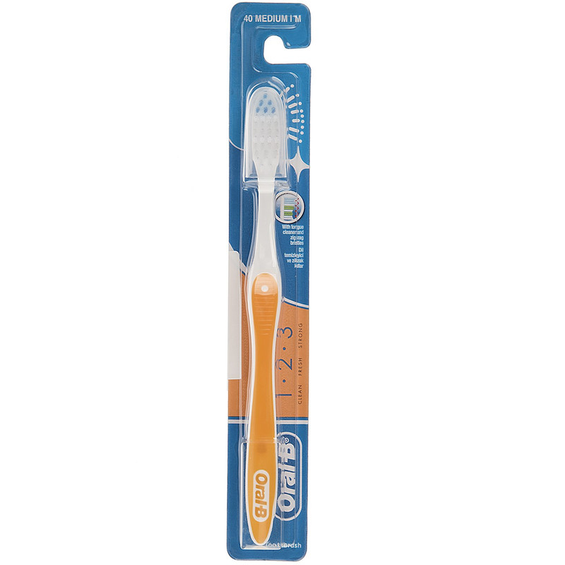 مسواک اورال‌بی مدل 123 مدیوم | مسواک با برس متوسط Oral-B