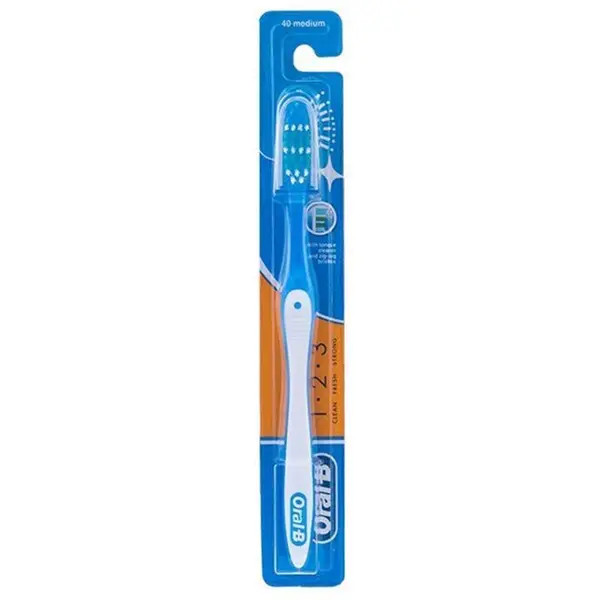 مسواک اورالبی مدل 123 مدیوم | مسواک با برس متوسط Oral-B