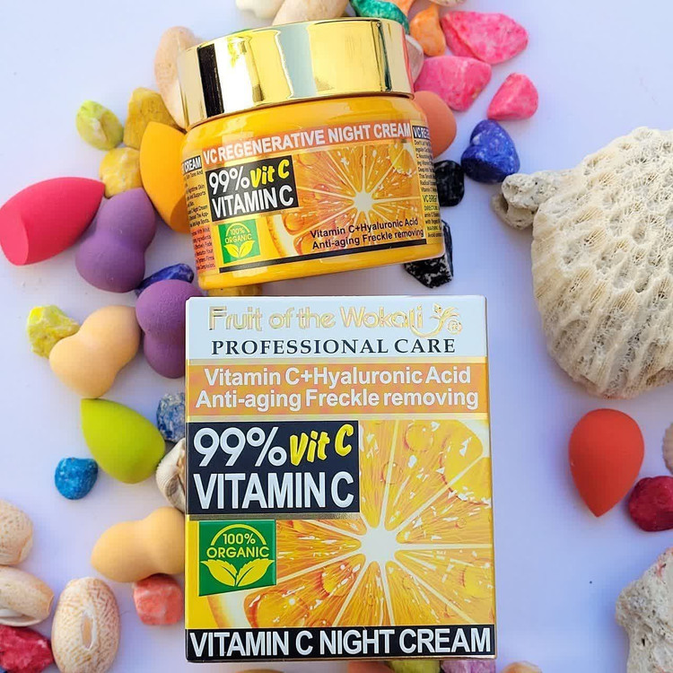 کرم ویتامین C و ضد لک فروت آف واکالی 99% Vitamin C حجم 50 گرم