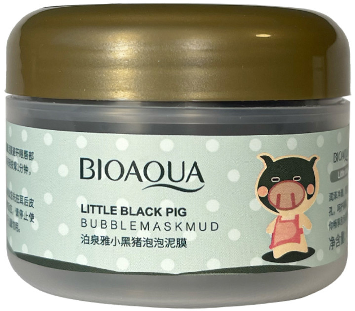 ماسک صورت بیواکوا Little Black Pig پفکی | ماسک آبرسان و مرطوبکننده Bioaqua