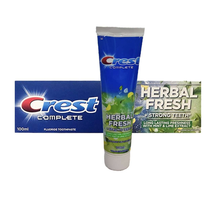 خمیردندان کرست Herbal Fresh لیمو و نعنا ۱۰۰ میل ساخت آلمان